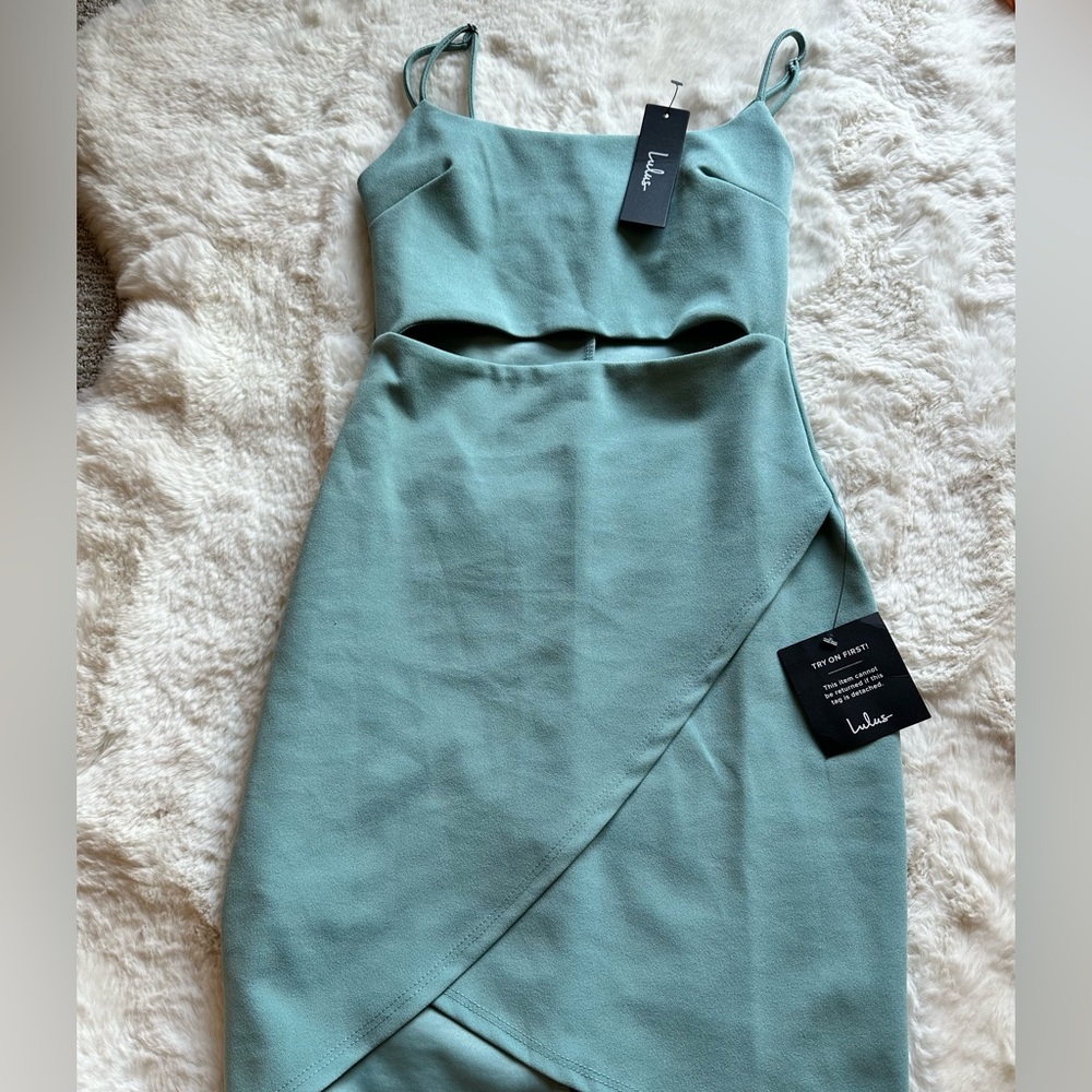 Lulus Homecoming dress with cut out